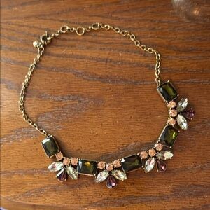 Elegant Gold and Green Necklace